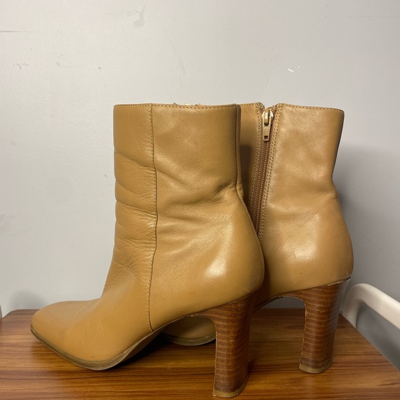 Vintage Women’s Leather Heeled Bootie Size 8 - Picture 5 of 7